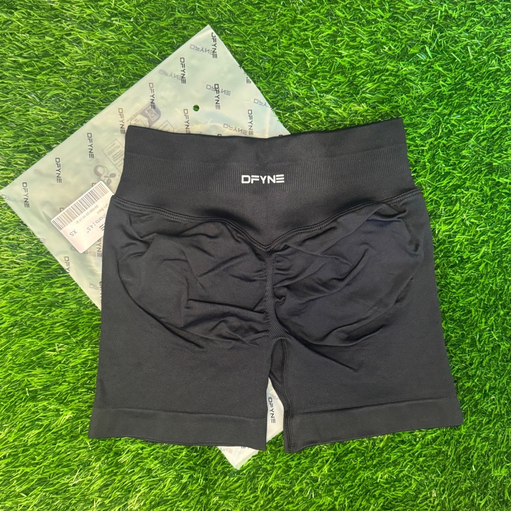 Dfyne impact shorts 4.5" midnight black extra small